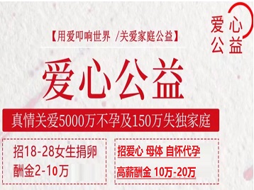 巴林右捐卵助孕生子 爱心志愿者招募